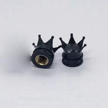2/4pcs ABS Plastic Copper Core Valve Stem Caps, Crown Series, Waterproof & Dustproof, 8V1 American Thread, Suitable For Cars, Motorcycles, Outdoor Sports & Cycling - Multicolor - View 28