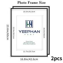 2/3/4pcs, Metal Picture Frame, Aluminum Alloy Black Simple Photo Frame, A2 Extra-Large Frame,Certificate Frame, Wall Gallery Collage Picture Frame For Wall Mounting And Desktop Display - Multicolor - View 16