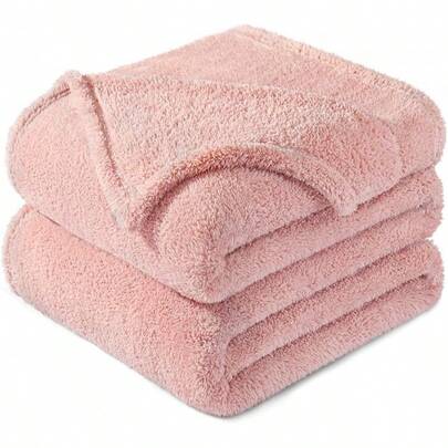 Soft Throw Blanket Couch, Soft Plush Blanket, Fuzzy Cozy And Warm Winter 2025, 50x60 Inches, Celadon