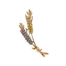 Broche de trigo ucraniano para mujer, accesorio patriótico para fiesta, banquete, decoración y regalo