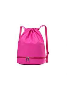 1pc Fashion Simple Dance Bag Independent Shoe Compartment Shoulder Dance Practice Ballet Bag New Dance Bag Sports Yoga Bag Independent Shoe Compartment Lightweight Backpack Gift Bag Fashionable High-End Solid Color Matching Suitable For Daily Use Of Teenagers Dance Class Sweet And Cute Backpack - Dance Backpack - View 15