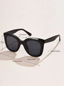 1 buc Ochelari de soare pentru bărbați, din plastic, cu ramă mică, retro, cool, minimalist, pentru zi, versatil, în aer liber, pentru vacanță, călătorii, stil stradal, ședință foto, petrecere, potriviți pentru stilul stradal