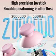 AOLION AOLION New Wireless Wake Up Function Controller Joystick Compatible With Switch/Lite/OLED Double Vibration Wireless Joystick Controller For Gamepad Turbo Function Compatible With Switch/PC/IOS/Android Multi-Platform Handle