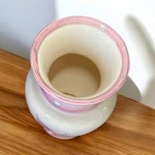 Ceramic Vase For Placing Flowers Made Of Ceramic Decoration - Rosa Borboleta - View 3