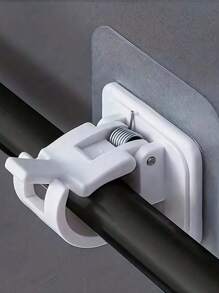 8 PEZZI/4 PEZZI/20 PEZZI/16 PEZZI/10 PEZZI/2 PEZZI Supporti per bastone tenda senza foratura, autoadesivi, ganci per bastone tenda regolabili senza chiodi, appenditendalini da bagno montati a parete, ganci adesivi resistenti per uso domestico, sala, camera da letto, cucina, bagno, hotel, arredamento durevole di alta qualità