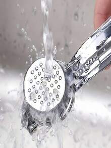 [省时省力] 1 件合金节能压蒜机，易于清洁 - 全身可水洗，便携式 - 户外房车露营，手动压蒜器，手持式压姜厨房小工具厨房配件，颜色和款式随机