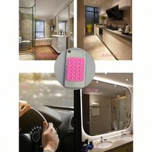 1Pc Silicone Suction Silicone Suction Cups Square Phone Case Back Silicone Suction Cups 28pcs Large Suction Silicone Cell Phone Suction Cups Silicone Suction Phone Case Card Holder Card Holder Wallet Business Card Holder Credit Card Holder Card Holder Women For Women For Men Compatible With IPhone, Android Phone, Gift For Birthday, Family, Friends Phone Holder, Phone Stand, Phone Accessories - 無色 - 查看 4