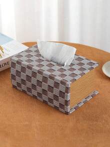 FEILIYA 1 件复古书形纸巾盒，仿书纸巾盒，适用于家庭、客厅、餐桌、咖啡桌、木质和皮革纸巾架 - 彩色 - 查看 9