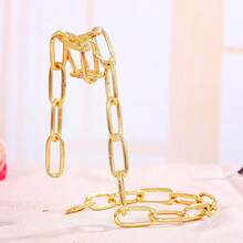 3pcs/2pcs/1pc Glass Vase With Wooden Base And Metal Chain, Luxury Trumpet Succulent Planter, Centerpiece For Modern Living Room, Home Decor Accessory, Hanging Wine Bottle Holder, Stainless Steel Wine Rack Novelty Home Kitchen Gift