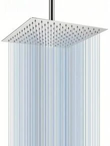 Đầu vòi sen tắm mưa áp lực cao bằng thép không gỉ, đầu vòi sen xoay gắn tường, thiết kế siêu mỏng tiết kiệm nước, lưu lượng nước cao, gắn tường, bề mặt được đánh bóng, dễ dàng lắp đặt trên tường và trần nhà. Hệ thống vòi sen phòng tắm hiện đại, mang đến trải nghiệm như ở spa. Lý tưởng cho phòng tắm gia đình, khách sạn, căn hộ và xe RV. Phụ kiện phòng tắm hiện đại và phong cách. Nâng cấp phòng tắm của bạn để có trải nghiệm tắm thư giãn. Một món quà lý tưởng cho gia đình và bạn bè. - Nhiều màu - Xem 2