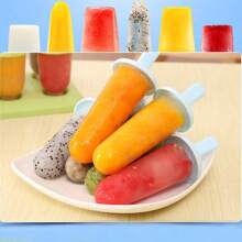 Popsicle Molds 6 Pieces Silicone Ice Pop Molds  Popsicle Mold Reusable Easy Release Summer Party Ice Pop Make
