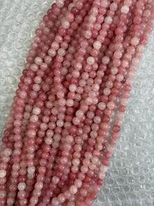 100pcs 8mm Simulated Jade Natural Stones, Agate, Color-Dyed Non-Fading Beads, Supplies For DIY Jewelry Making Such As Bracelets, Keychains, Necklaces, Crafts Decorations, Rich Colors To Inspire Your Creations - Multicolor - View 31