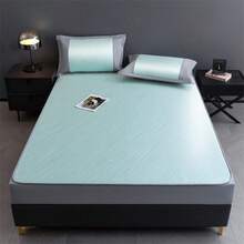 Cooling Mattress Pads - Embroidery-nude Pink-striped - View 9