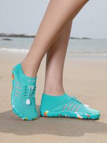 Nuevos zapatos de agua para niños, transpirables, para playa, natación y uso en exteriores, con diseño antideslizante, duraderos, cómodos y de fácil colocación