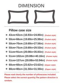 2 件 Ditsy Floral 柔软枕套，粉色，适合单人床、双人床、大号床、特大号床 - 彩色 - 查看 3
