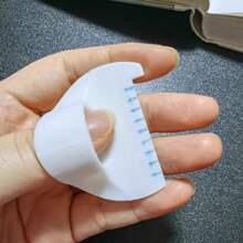 3件套缝纫工具套装，简易缝纫工具 - 耐用塑料包边缝纫压痕器，适合初学者和老年人，间距分别为4毫米和3毫米，非常适合DIY手工项目，缝纫配件/符合人体工程学设计/表面光滑，适用于服装缝纫和面料，以及其他缝纫工具