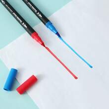 12pcs24pcs36pcs48pcscolor Brushes, Markers, Water-Based Dual Head Watercolor Pens, Color Washable Soft Head Pen Set, Both Heads Can Be Used, Water-Based Marker Pen Set Available For Selection, Holiday Gifts, Christmas Gifts