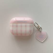 Minimalist Colorblock Plaid & Polka Dot 3 Earphone Case, Suitable For Women, Pro 2, Refreshing New 2/3 Wireless Bluetooth Earbuds Protective Case, Niche Style - Multicolor - View 11