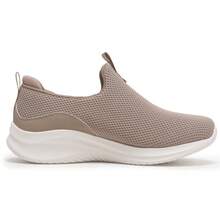 Skechers BOB'S SPORT 女士休闲轻便运动鞋，舒适透气，适合步行、运动、日常穿着和旅行，建议选购比平时小一码的尺码，117572-TPE 步行鞋，徒步鞋 - 灰褐色 - 查看 2