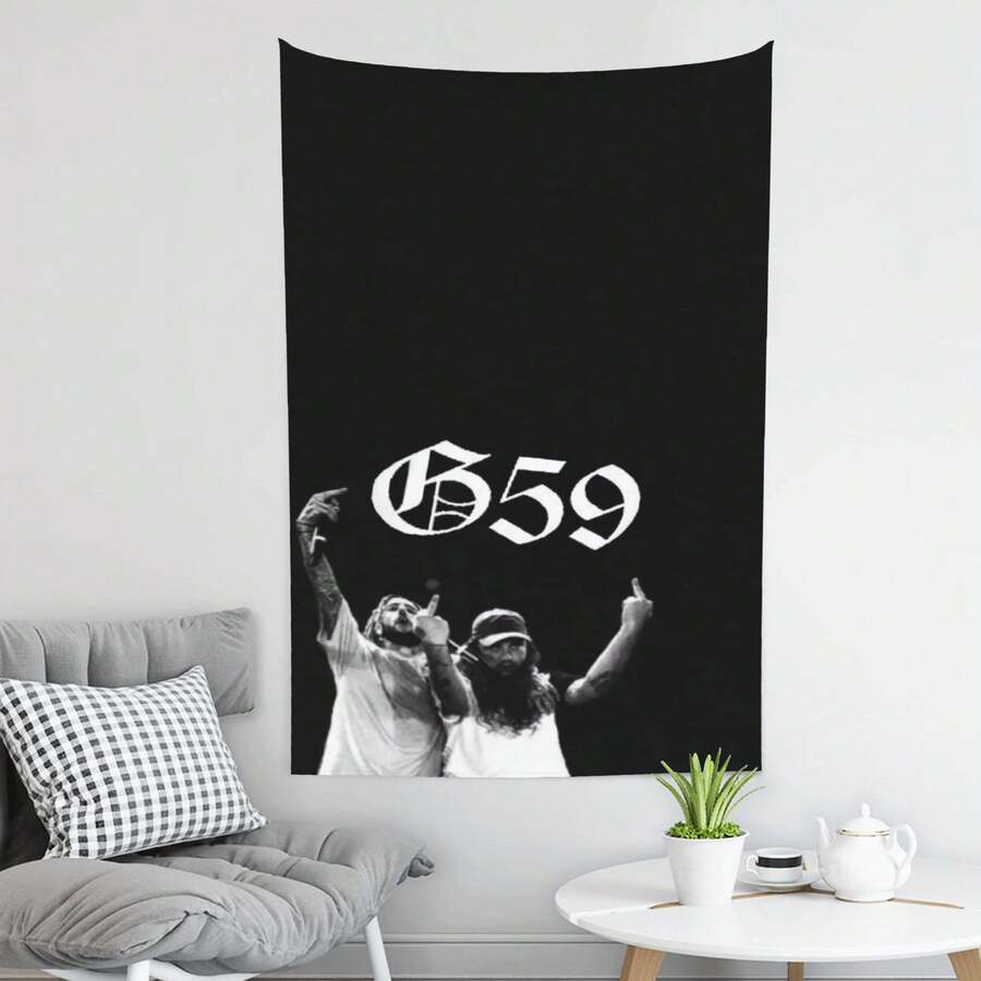 Uicideboy Anime Tapestry Flag Wall Art Wall Hanging Decor For Bedroom Living Room Wall Decor For Men And Women40x60 In - Black - View 1