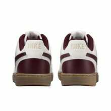 Nike Court Vision Low 'Sail' 男式舒适百搭薄底防滑耐用低帮运动鞋，浅白色 - 白紅 - 查看 6