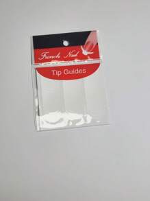18 hojas (864 piezas) de pegatinas para manicura francesa, pegatinas para uñas autoadhesivas para decoración de uñas - Diseño en forma de luna apto para esmalte de uñas y aplicaciones de brillo para una manicura francesa sin derrames