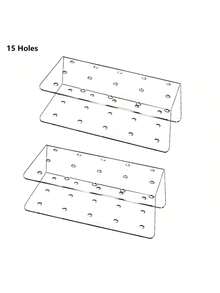 1 pièce/2pcs Support pour sucettes de gâteau, support à sucettes en acrylique, présentoir transparent pour sucettes de gâteau, support à sucettes de bonbons 12/15 trous - Taille unique - Voir 10