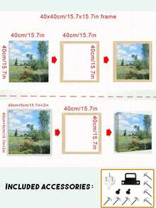 SURELIFE 1 套木框 DIY 30x40 40x60cm 50x70cm 用于帆布油画松木框架、墙艺画、钻石画框、榫卯木条、加厚笔触、拉伸丝绸框架、练习、木制内框客厅卧室家居装饰 - 松木 - 查看 15