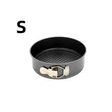 1 件/3 件圆形碳钢蛋糕模具，不粘可拆卸底部烤盘，适用于制作松饼、彩虹蛋糕、芝士蛋糕、甜点慕斯蛋糕烤盘、烤箱配件、圆形弹簧蛋糕模具，适用于厨房用品、厨房烤盘、万圣节/亡灵节、圣诞节蛋糕烘焙工具 - 可重复使用烤盘 - 彩色 - 查看 14