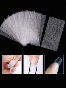 20 piezas Herramientas de arte de fibra de uñas de Klimonla - Kit libre de molde para extensión y fortalecimiento de uñas, accesorios DIY de uñas naturales para mujeres