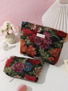 1 PC/Set Colorful Iris Handbag On Black Background Make Up Bag, Fashionable And Casual Large Capacity Portable Zipper Makeup Bags, Travel And Vacation Essentials Cosmetic Bags For Sanitary Napkins, Pouch Pads, Wired Earphones, Earpods, Headphones, Charger, Lipsticks, Cosmetics, Perfume, Skin Care And Beauty Products, Home Decor, School Girls, Keys, Holiday Gifts Bag, Makeup Bag, Toiletry Bag, Desk Organiser, Make Up Bag, Bag, Make Up Pouch, Travel Essentials, Makeup Bags, Small Makeup Bag,Makeup Pouch,Cosmetic Bag,Travel Essential,Large Capacity,Large Makeup Bag,Christmas Gifts,Pouch,Travel,Gifts For Women Travel Essential,Pouch,Clutch / Small Handbag, Makeup Organizer,Makeup Organize,Pouch,Brush Holder,Mini Pouch,Large Capacity Pouch,Gifts For Women,Christmas Gifts,Gift Ideas For Women