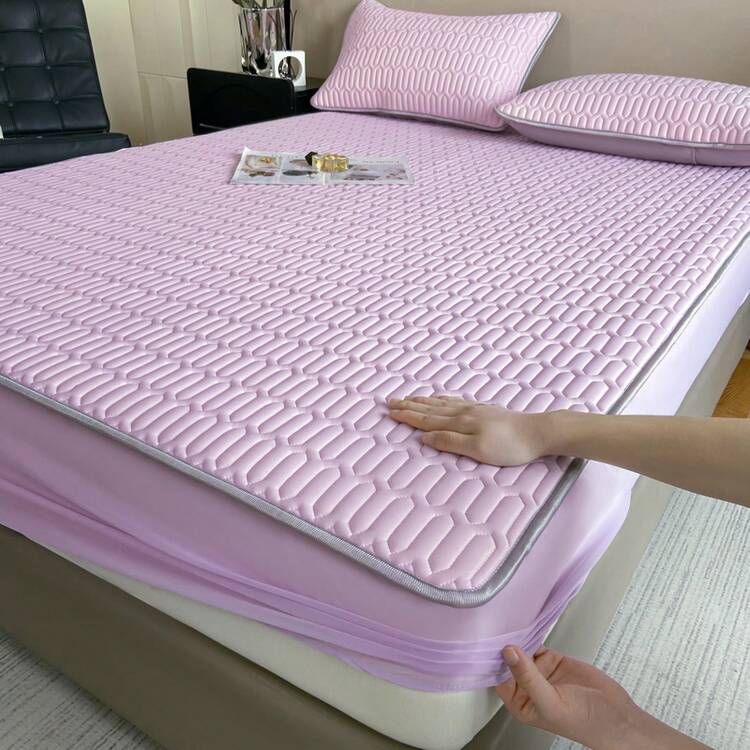Cooling Mattress Pads - Sábana ajustable de látex YED de alta calidad - Añade 10