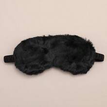 1 件毛绒眼罩，办公室和学校午睡遮光眼罩，旅行用品，送给家人、同事和朋友的礼物