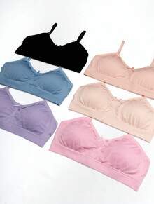 6 Piezas Corpiños Juvenil Relleno Extraible Ajustable Comodos