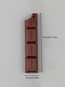 1 Set Chocolate Themed Stationery Gift Set With Notepad, Ballpoint Pen, Eraser, Back To School Supplies