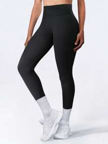 Yefecy 女士高腰无缝运动紧身裤，提臀收腹，免熨紧身瑜伽裤