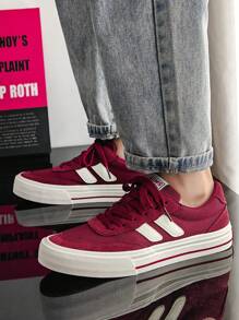 Men's Sneakers Breathable Hong Kong Wind Niche Design Fashion Joker Canvas Shoes In Spring And Summer Of 2025, The New High-Grade Three-Time Vulcanized Canvas Shoes, Campus Students And Teenagers Can Wear Outdoor Personalized Street Shooting Holiday Travel Joker Skateboard Shoes For Men.