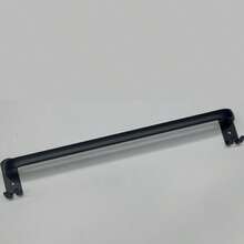 Organizador De Alumínio Multiuso Porta Toalha Suporte Toalheiro Banheiro Com Adesivo Preto 50.5x9.5 - Preto - Visão 4