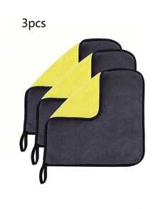 1/ 2/ 3/ 10 قطع من المناشف السميكة لغسيل السيارات، قماش أحادي الوجه من الألياف الدقيقة لتنظيف السيارات والمطبخ، مناديل مبللة إعادة الاستخدام للمنزل