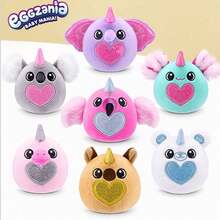 ZURU Rainbocorns Eggzania Baby Mania，可收藏毛绒玩具，史莱姆，趣味十足，充满想象力，新颖的开箱动物软玩具，惊喜蛋，适合喜欢角色扮演的女孩（1 包）