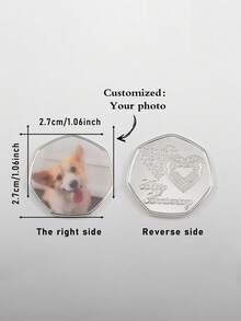 1 đồng xu kỷ niệm bằng đồng in ảnh nhiều màu sắc theo yêu cầu, nhiều kiểu dáng để lựa chọn, thích hợp cho Ngày của Cha, Ngày của Mẹ, Ngày Valentine, Sinh nhật, Kỷ niệm, Lời tỏ tình, Đám cưới, Kỷ niệm gia đình, Bạn bè, Tốt nghiệp, Giáng sinh, Quà tặng cao cấp, Phong cách sống mùa hè thư thái, Đồ dùng quà tặng Giáng sinh - phong cách 1 - Xem 16