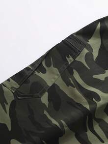 大码男士夏季运动短裤，男士大码翻盖口袋侧抽绳腰部工装短裤，休闲装，送给丈夫/男朋友的礼物