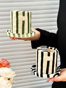 1 pieza Taza de café cerámica con asas y diseño de rayas verticales, forma asimétrica al estilo minimalista europeo, hecha a mano con alta estética, taza multiusos y aislada, adecuada para el hogar, restaurante, café, fiesta y como regalo - Multicolor - Ver 10