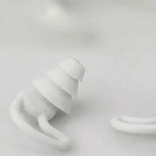1对柔软硅胶防水耳塞，隔音效果好，游泳和户外活动佩戴舒适 - 彩色 - 查看 9