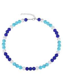 1 pieza Collar unisex de béisbol, collar de cuentas inspirador, collar de strass - collar - Ver 3