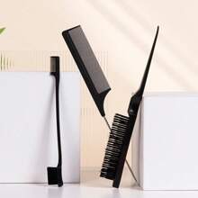 3 peignes en plastique ABS - peignes de coupe, en nylon et de déchirement pour le salon et la maison - indispensables pour l'été, les festivals et toutes les saisons - disponibles en plusieurs couleurs, brosses à cheveux, peignes, outils capillaires, produits capillaires et accessoires pour les salons de coiffure et les indispensables de beauté pour les voyages