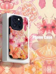 Teléfono anticaída suave con textura de vida marina rosa, X/XS XSMAX 11 12 13 14 15 16 12MINI 13MINI 16E SE4 S22 S23 S24 S25, 1 ud. - Multicolor 15 - Ver 5