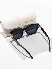 LINFEMAND 时尚猫眼装饰眼镜，独特的奢华女士配饰，适合高端活动、派对、晚宴和节日礼物 - 彩色 - 查看 7