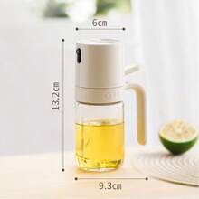 高級玻璃噴油瓶 8.5oz/250ml 容量，易用噴頭，適用於烹飪、烘焙、沙拉製作、燒烤、氣炸鍋，健康烹飪廚房必備工具配件，不漏油，1件裝 - 彩色 - 查看 17