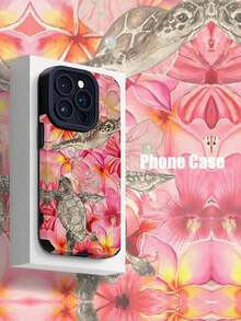 Teléfono anticaída suave con textura de vida marina rosa, X/XS XSMAX 11 12 13 14 15 16 12MINI 13MINI 16E SE4 S22 S23 S24 S25, 1 ud. - Multicolor 13 - Ver 3